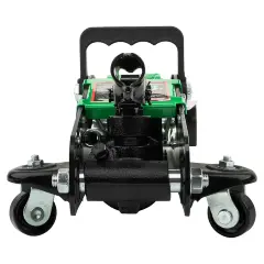 Домкрат подкатной гидравлический низкопрофильный 3т (усиленный корпус,поворотная ручка 360°,h min 85мм, h max 385мм)