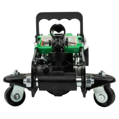 Домкрат подкатной гидравлический низкопрофильный 3т (поворотная ручка 360°,h min 85мм, h max 385мм)