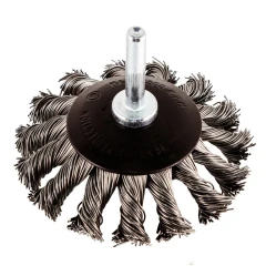 Кордщетка дисковая с хвостовиком для дрели 75мм