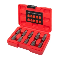 Головки-экстракторы для извлечения поврежденных болтов/гаек, набор 10пр.