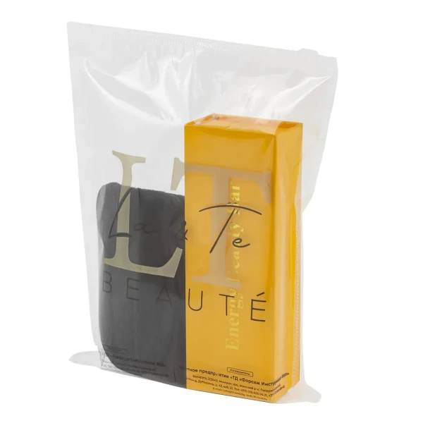 Набор(массажер для кожи вокруг глаз-желтая уп.повязка на голову на липучке.пакет 30*30)