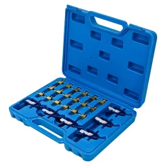 Набор адаптеров для тестера обратки дизельных форсунок системы Common Rail 24пр., в кейсе