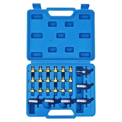 Набор адаптеров для тестера обратки дизельных форсунок системы Common Rail 24пр., в кейсе