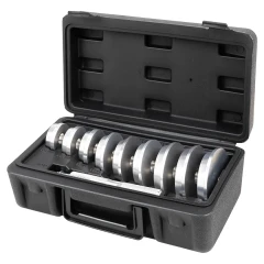 Набор инструментов для установки сальников и подшипников, 10пр. (39.5, 44.5, 50, 59, 63, 65, 72, 76, 81мм) в кейсе