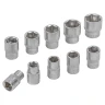 Набор головок 10пр., 3/8''(8, 10-15, 17, 19, 21мм),на пластиковом держателе