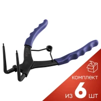 (К-Т 6)Съемник внутрених стопорных колец изогнутый 90грд. (глубина-56мм, для суппортов), в блистере
