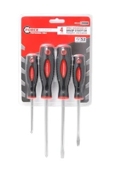 Набор отверток магнитных ''Profi''4пр.(SL:5.5х100,6.5х125мм, PH:1х75,2х125мм)в блистере