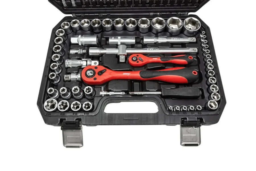 Набор инструментов 108пр. 1/2'', 1/4''(6гр.)(4-32мм)