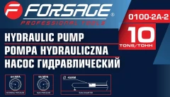 Насос гидравлический 10т (объем масла - 0.5л, давление - 630 bar )