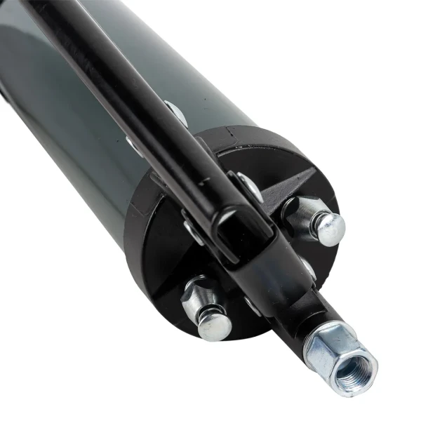 Шприц для нагнетания густой смазки ручной 600мл в комплекте с жестким(L-170мм) и гибким(L-330мм) наконечником (1шток,''под закладку'')