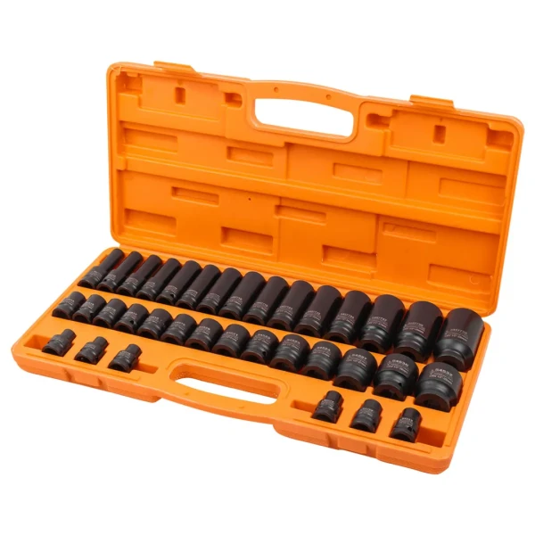 Головки ударные, набор 35пр., 1/2''(6гр.)