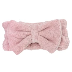 Повязка на голову-бант (розовая)