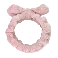 Повязка на голову-бант (розовая)