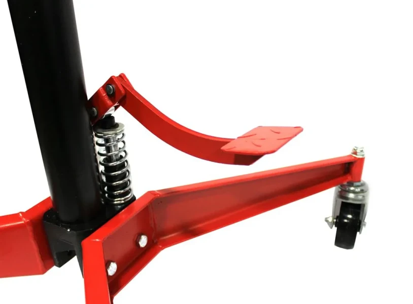 Стойка трансмиссионная гидравлическая с доп,переставным адаптером для снятия узлов и агрегатов 0.5т(высота подхвата-1100мм,высота подъема-2115мм)