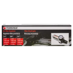 Фильтр-регулятор с индикатором давления для пневмосистем 1/4''(10Мк, 1500 л/мин, 0-10bar,раб. температура 5°-60°)