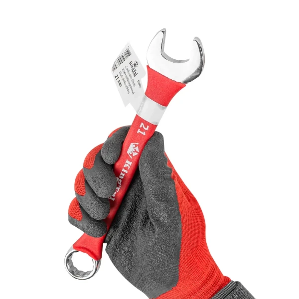 Ключ комбинированный 21мм в прорезиненной оплетке