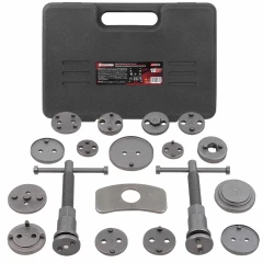 Набор инструментов для обслуживания тормозных цилиндров 18пр.(привод с правосторонней/левосторонней резьбой), в кейсе