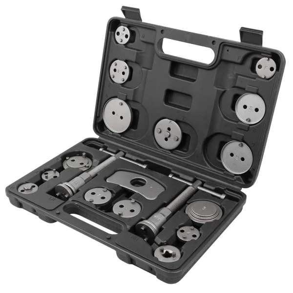 Набор инструментов для обслуживания тормозных цилиндров 18пр.(привод с правосторонней/левосторонней резьбой), в кейсе
