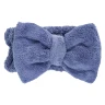 Повязка на голову-бант (синяя)
