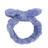 Повязка на голову-бант (синяя)