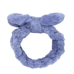Повязка на голову-бант (синяя)