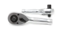 Трещотка реверсивная короткая двухсторонняя с накаткой 3/8''-1/2''(72зуб., L-130мм)