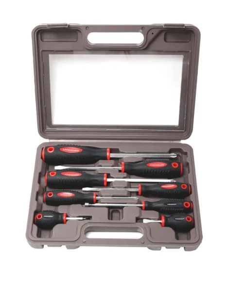 Набор отверток магнитных ''Profi''8пр.(SL:6.5х38мм,5.5х100мм,6.5х125мм, PH:2х38мм,1х75мм,2х125мм,3х125мм+магнит телескоп. 190-550мм)в кейсе