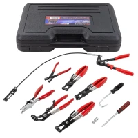 Набор щипцов для снятия и установки хомутов и шлангов 9пр., в кейсе