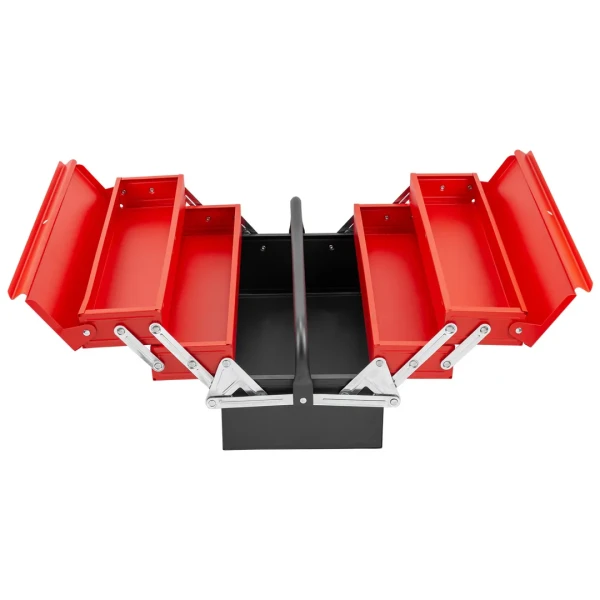 Ящик металлический складной 5-и секционный (200х210х460мм, 45х95х450мм-4 секции, 100х200х450мм-1 секция)