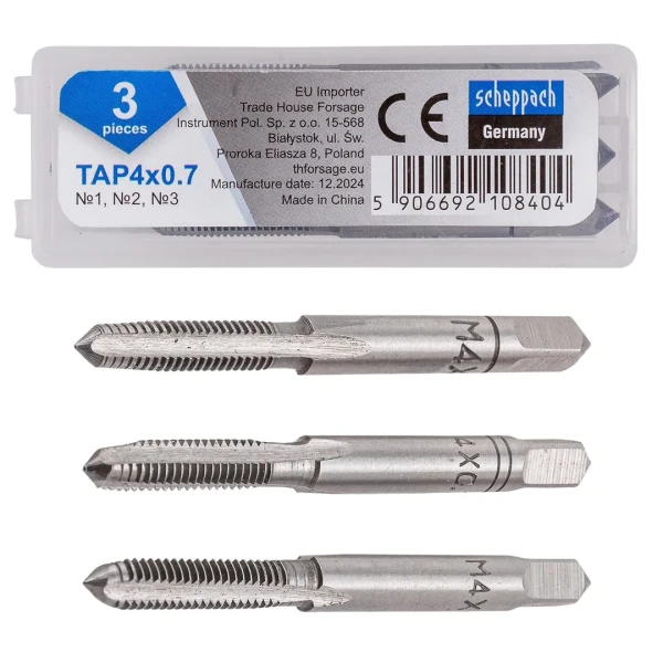 Метчик M4x0,7 (3шт)