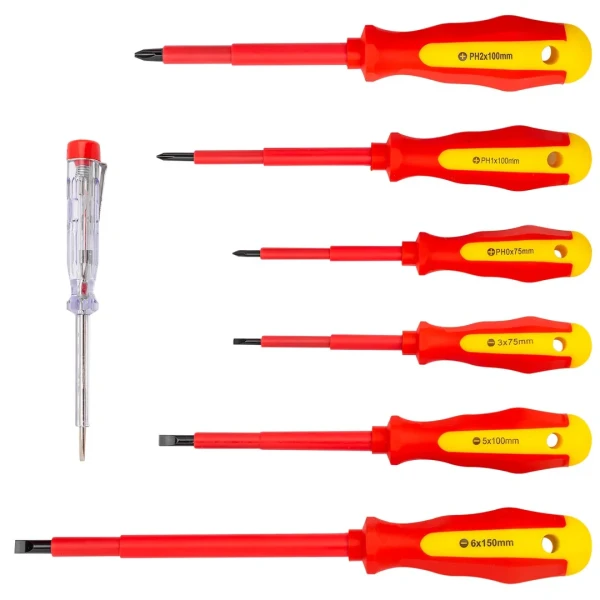 Отвертки диэлектрические, набор 7пр.