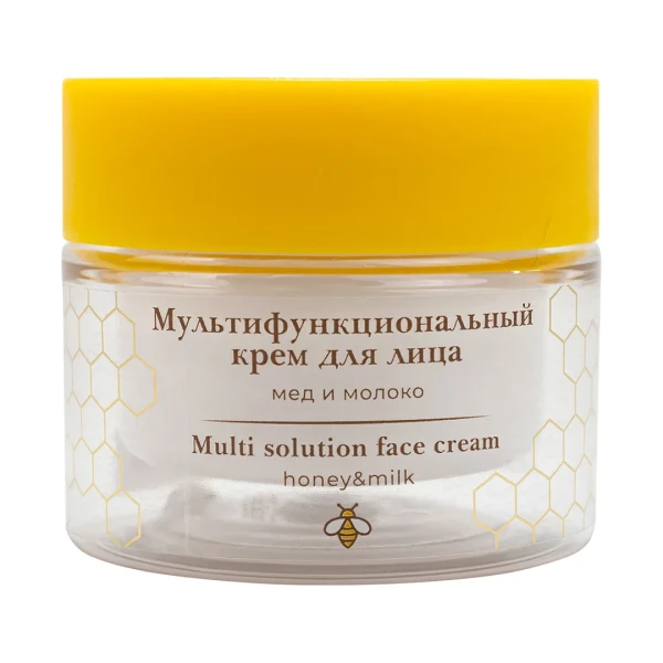 Мультифункциональный крем для лица мед и молоко для жирной кожи La & Te BEAUTÉ