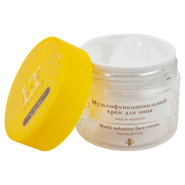 Мультифункциональный крем для лица мед и молоко для жирной кожи La & Te BEAUTÉ