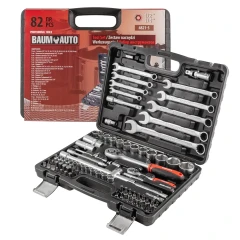 Набор инструментов 82пр.1/2'',1/4''(6гр.)(4-32мм)