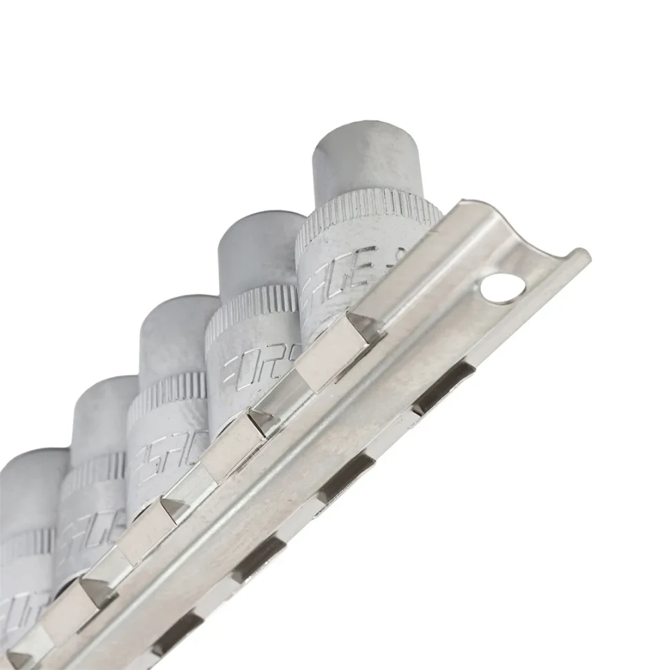 Набор головок 12пр. 1/2''12гр.(10-19,22,24мм), на планке