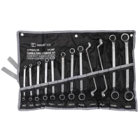 Ключи накидные, отогнутые на 75град., набор 12пр. (6х7, 8х9, 10х11, 12х13, 14х15, 16х17, 18х19, 20х22, 21х23, 24х27, 25х28, 30х32мм)