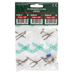 Фитинг для пластиковых трубок 6мм с наружной резьбой 1/4''