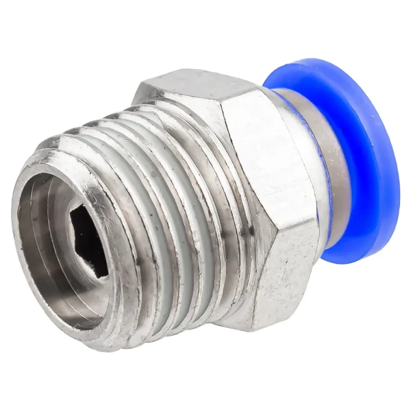 Фитинг для пластиковых трубок 6мм с наружной резьбой 1/4''