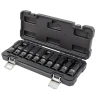 Набор головок-бит TORX ударных 10пр.,1/2''(T30, T40, T45, T50, T55, T60, T70, T80, T90, T100), в кейсе