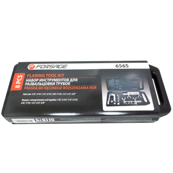 Набор для развальцовки трубок 8пр.(планки с стверстиями под трубки 1/8,3/16,1/4,5/16,3/8,7/16,1/2,3/4,5/8)в кейсе