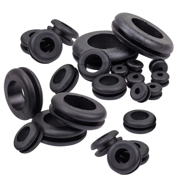 Кольца уплотнительные резиновые для прокладки проводов, 180пр.