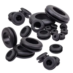 Кольца уплотнительные резиновые для прокладки проводов, 180пр.