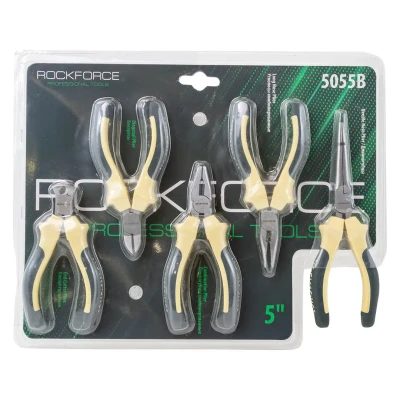 Набор шарнирно-губцевого инструмента мини 5пр. 5''-125мм(бокорезы, плоскогубцы, утконосы, утконосы комбинированные, кусачки торцевые),в блистере