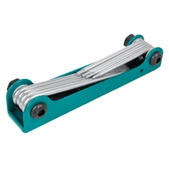 Набор ключей TORX складной 8пр.(Т5-Т10, Т15, Т20)