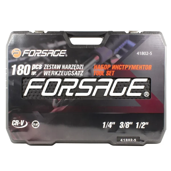 Набор инструментов 180пр. 1/4''3/8''1/2''(6гр.)(4-32мм)