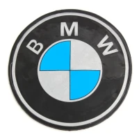 Коврик на панель BIG LOGO BMW 16см