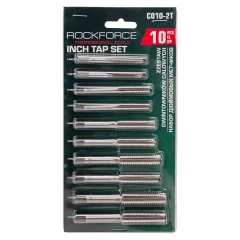 Набор метчиков, 10пр. (дюйм.)