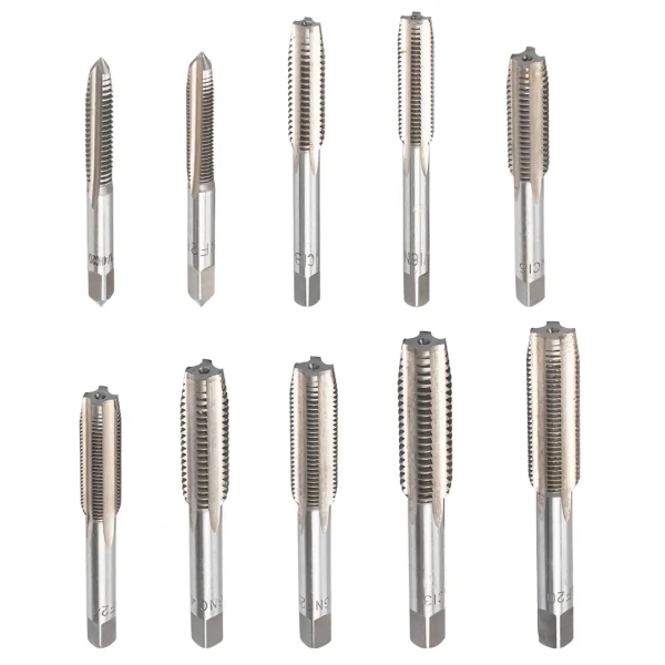 Набор метчиков, 10пр. (дюйм.)