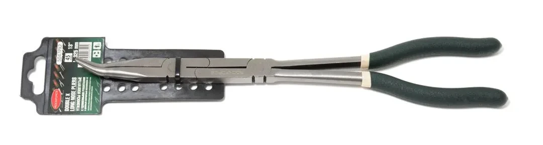 Утконосы изогнутые с удлиненными рукоятками и двойным шарнирным механизмом 45° CR-V 13''-325мм, на пластиковом держателе