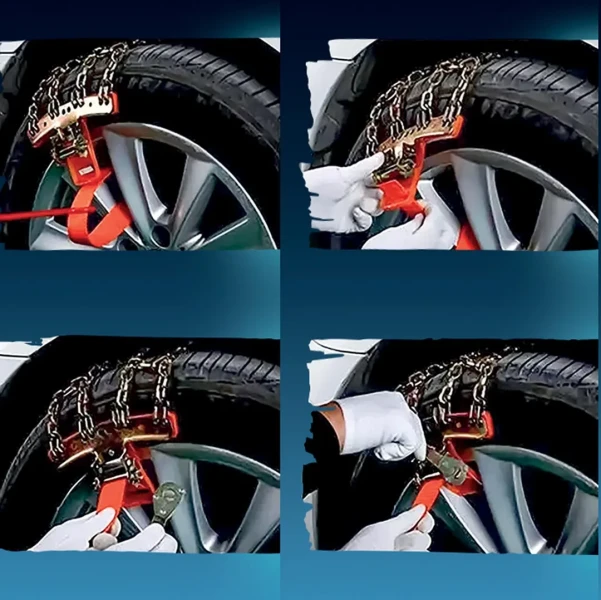 Комплект цепей-браслетов противоскольжения для автомобилей, 10пр (радиус шины R13-R18)